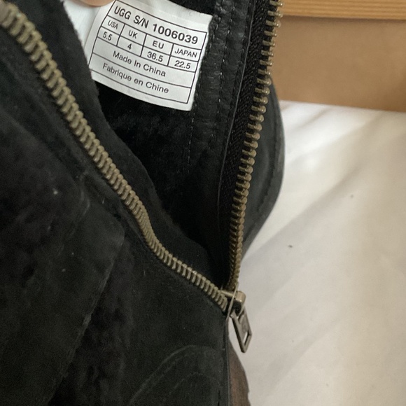 SALE 🎈UGG Blayre II Black Suede Buckle Boots NEW - Picture 11 of 14